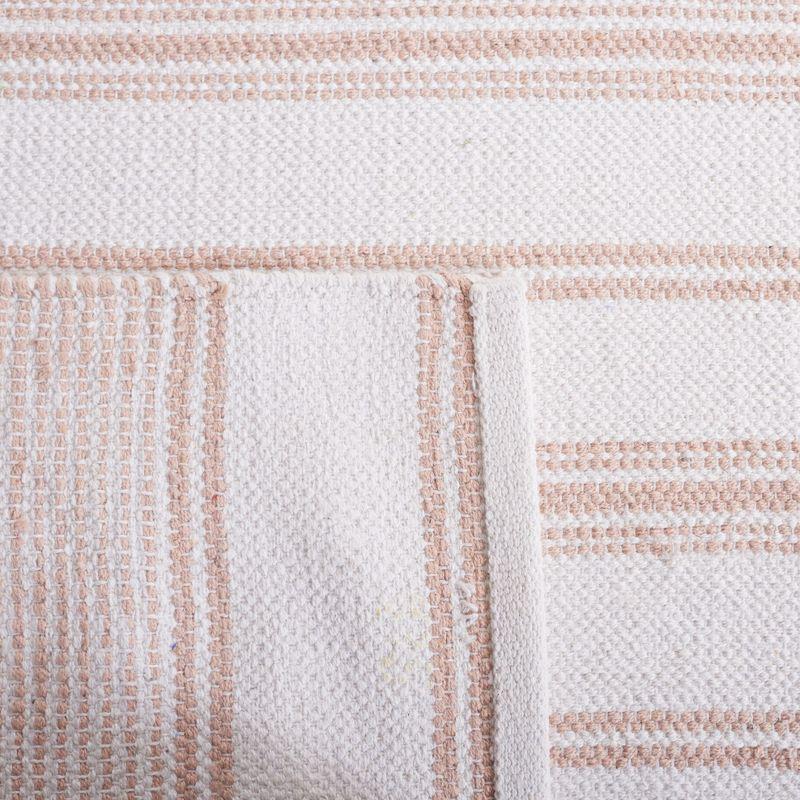 Montauk MTK708 Hand Woven, Flat Weave Indoor Accent Rug - Pink/Ivory - 3'x5' - Safavieh