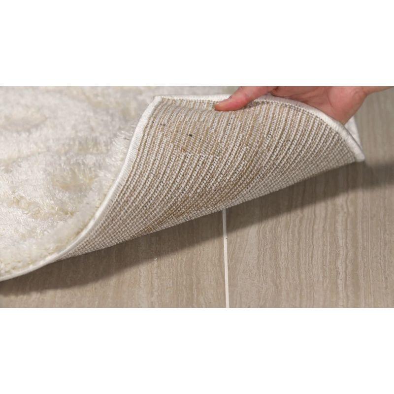 Sparta Shag SPG511 Power Loomed Indoor Area Rug - Ivory/Beige - 5'1"x7'6" - Safavieh