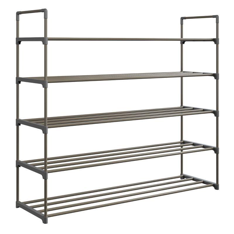 Hastings Home Five-Tier 30-Pair Shoe Storage Rack