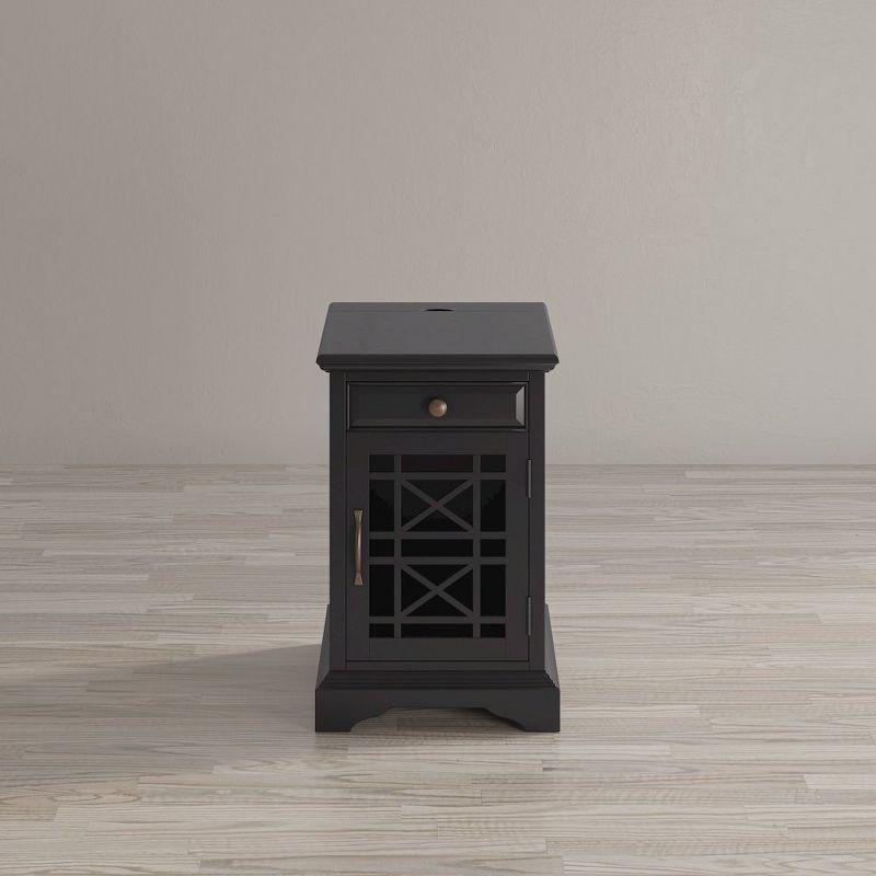 Jofran,Craftsman USB Charging Chairside End Table