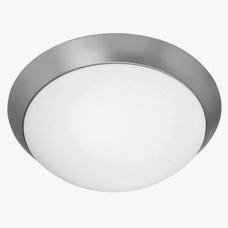 White Opal Glass 15" Flush Mount Ceiling Light