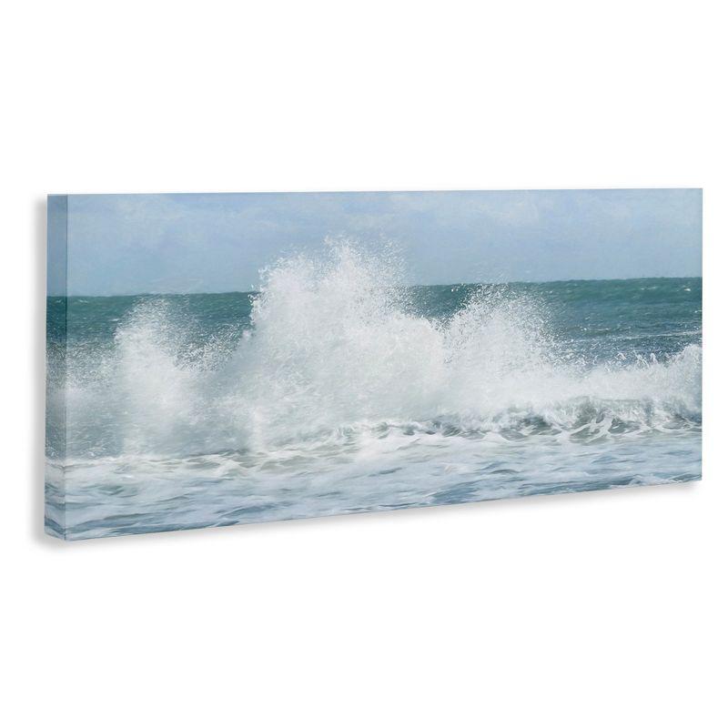 Stupell Industries Ocean Waves Crashing Foam Splash, 24" x 10"