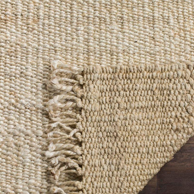 Natural Fiber NF368 Hand Woven Indoor Area Rug - Ivory - 6'x6' - Safavieh.