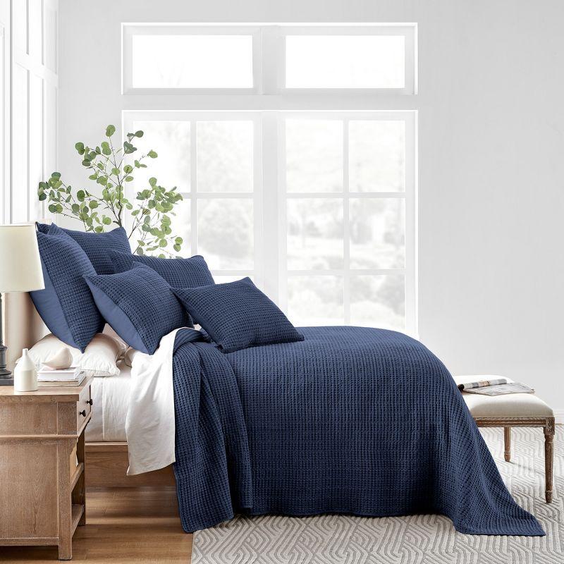 Mills Waffle Bedspread and Pillow Sham Set - Levtex Home