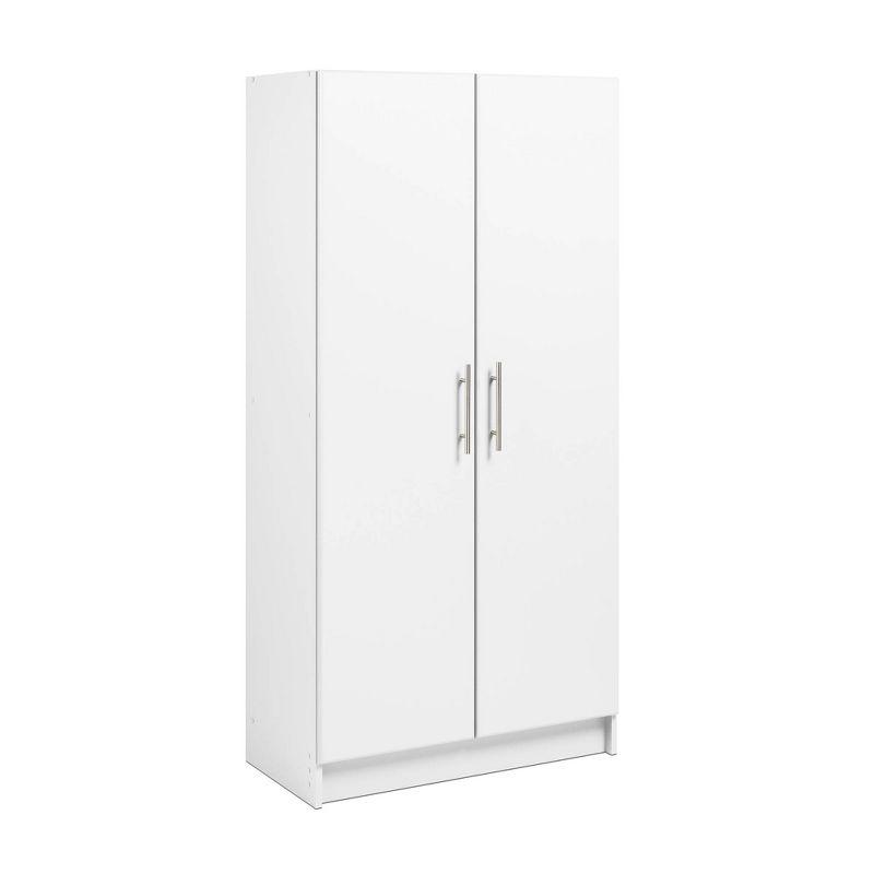 Elite 32" White Laminate Freestanding Storage Cabinet