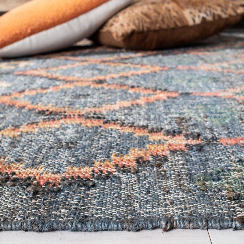 Kilim KLM753 Hand Loomed Area Rug - Charcoal/Gold - 5'x8' - Safavieh.