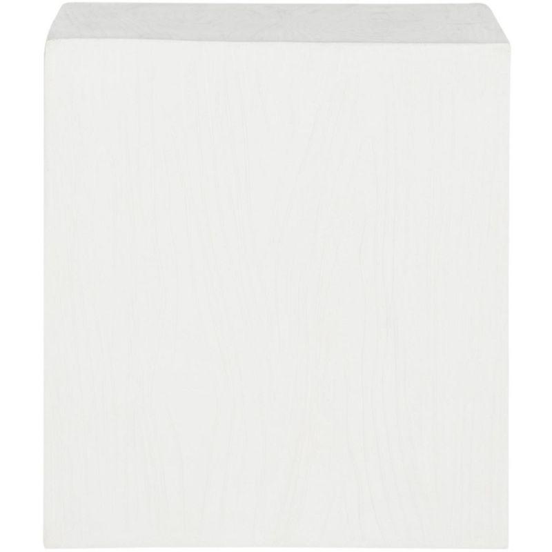 Cube Accent Stool - Indoor/Outdoor - VNN1003 - White - Safavieh