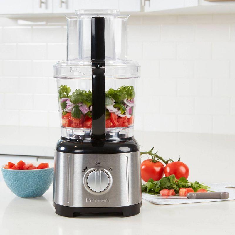 Kenmore Kenmore Food Processor and 11 Cup Vegetable Chopper for Chop, Slice, Shred, Mince, Grate & Puree