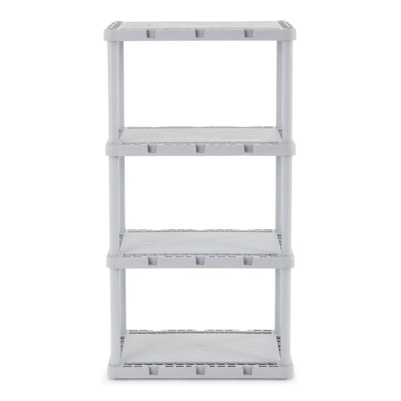 24'' High Resin 4-Tier Light Duty Multi-Purpose Shelving Unit