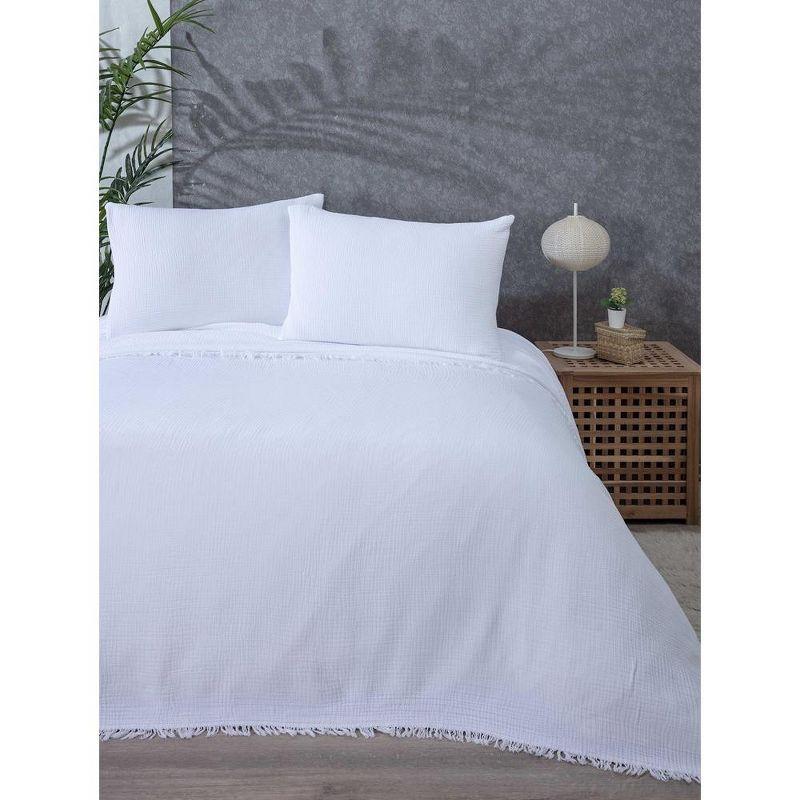 sussexhome Muslin Shams Turkish Cotton Pillow Sham (Set of 2)