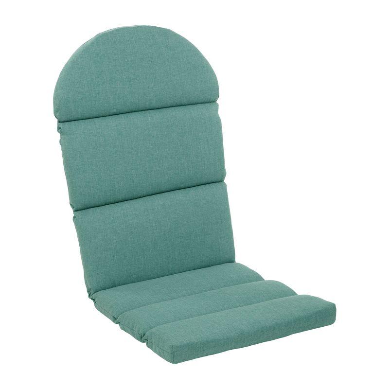 Seafoam Green Recycled Fabric Adirondack Chair Cushion