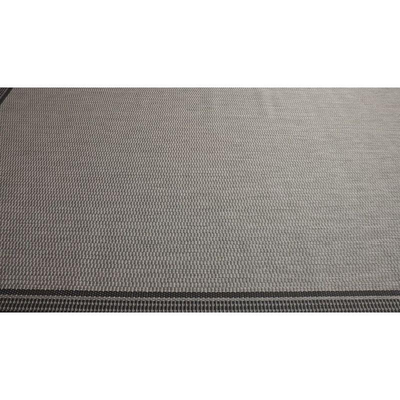 Nuloom Gris Bordered 3x5 Indoor/Outdoor Accent Rug for Living Room Patio Deck Front Porch Entryway Kitchen, Grey/Black