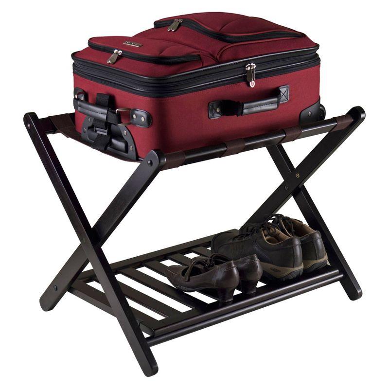 Folding Wood Luggage Rack