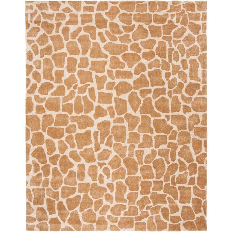 Soho SOH436 Hand Tufted Area Rug - Beige/Brown - 7'6"x9'6" - Safavieh.