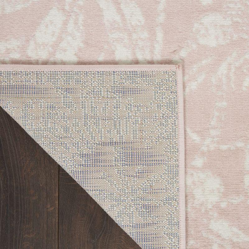 Whigham Floral Pink/White Area Rug
