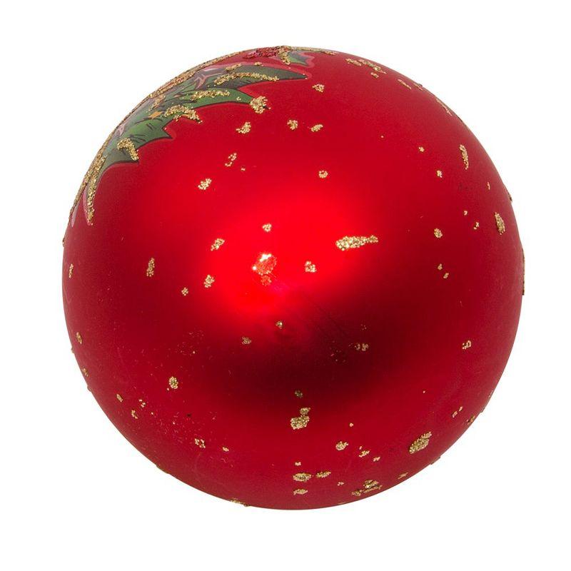 Kurt Adler 12 Piece 12 Days of Christmas Decorative Glass Ball Ornament Set