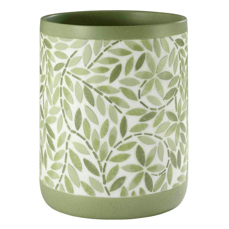 Avanti Linens Stratford Green Wastebasket