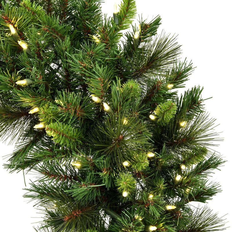 108'' in. Lighted Mixed Pine Garland