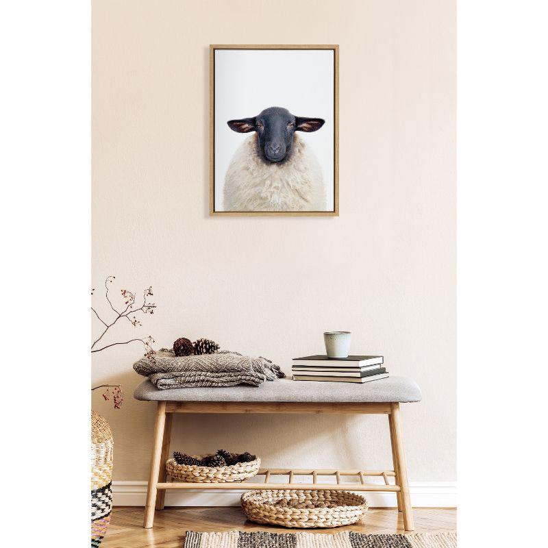 18" x 24" Sylvie Dorper Sheep Framed Canvas by Amy Peterson Art Studio - Kate & Laurel All Things Decor