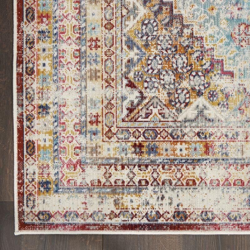 Kelly Clarkson Home Kinsley Oriental Ivory/Navy/Rust Area Rug