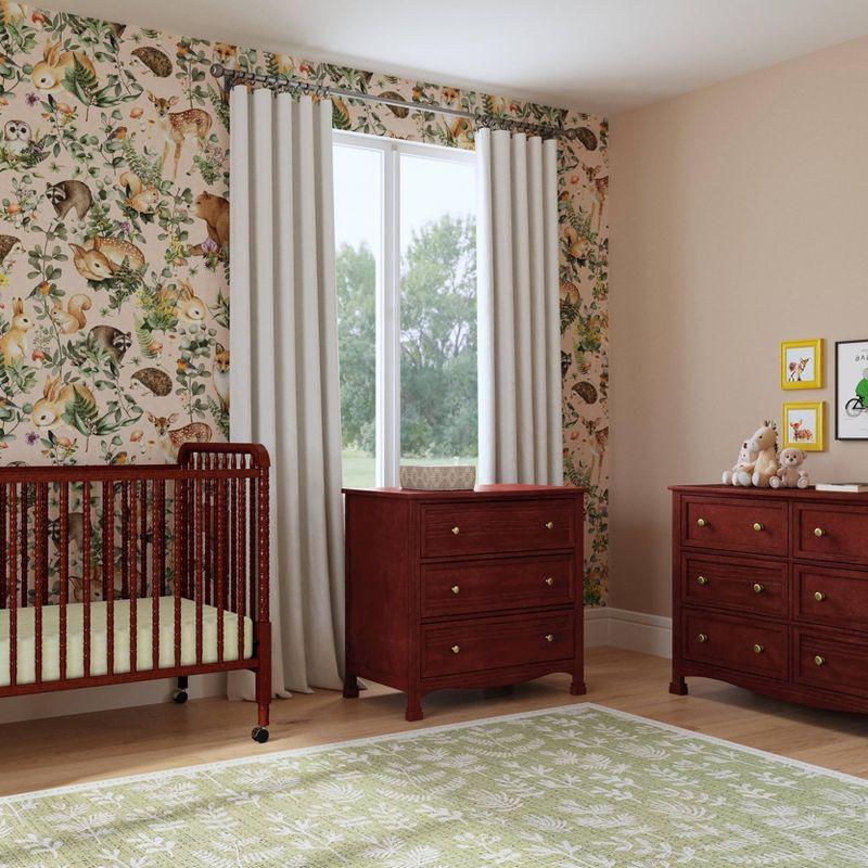 Kalani Rich Cherry 3-Drawer Nursery Dresser