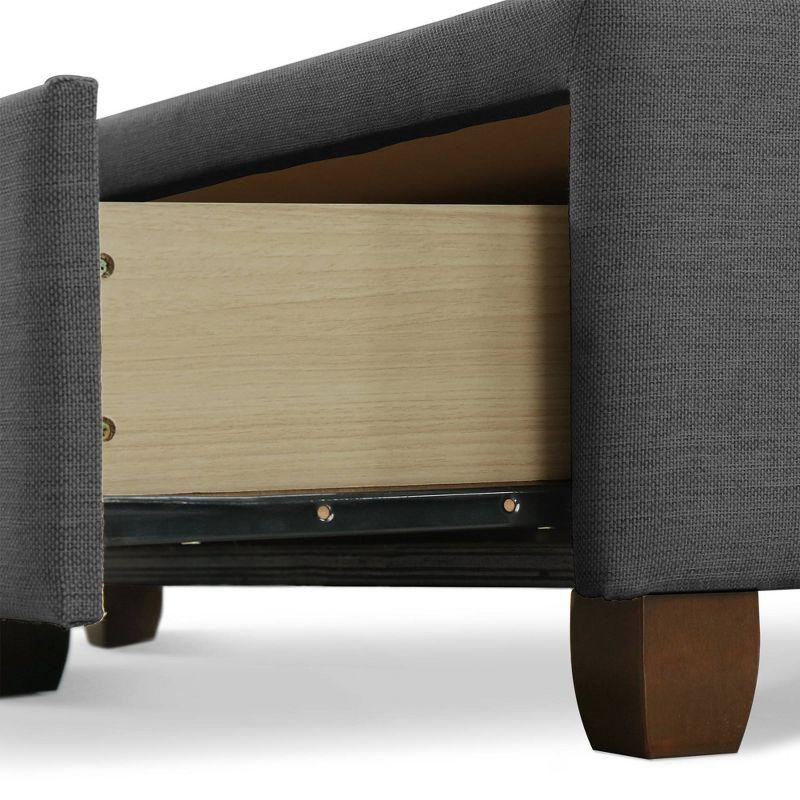 ClickDecor Langston Edmond Storage Bed with Adjustable Height Headboard