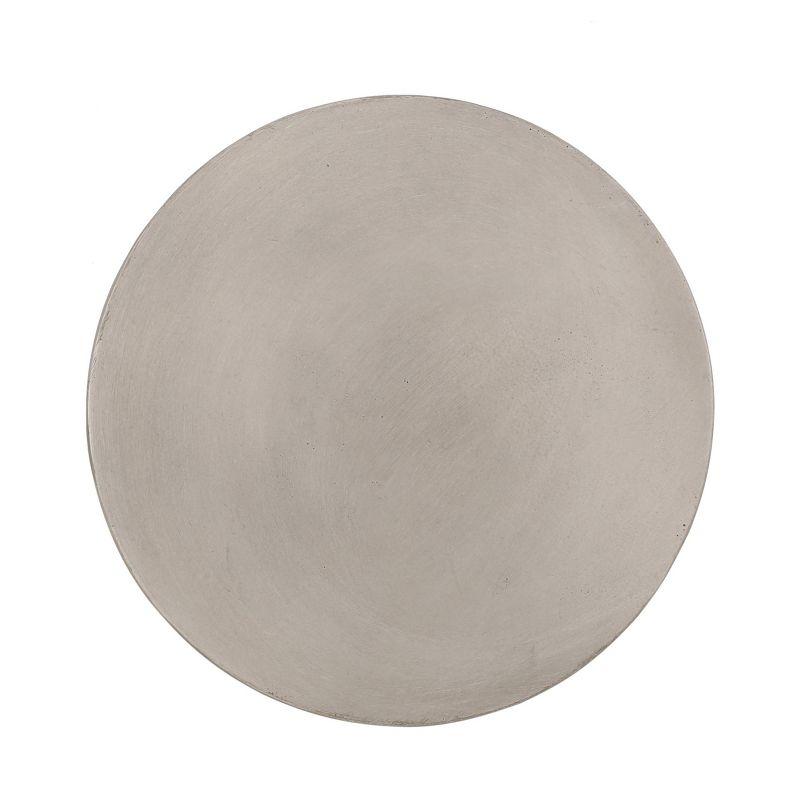 Christopher Knight Home Massey Patio Stone Side Table Light Gray