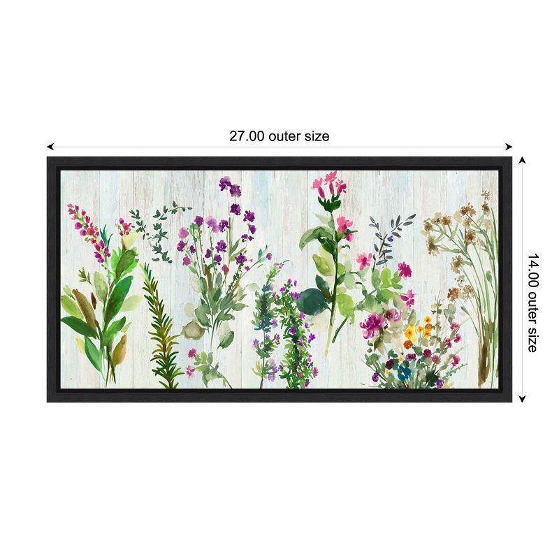 Amanti Art Forest Treasure (Flowers) by Asia Jensen Canvas Wall Art Print Framed 27 x 14-in.