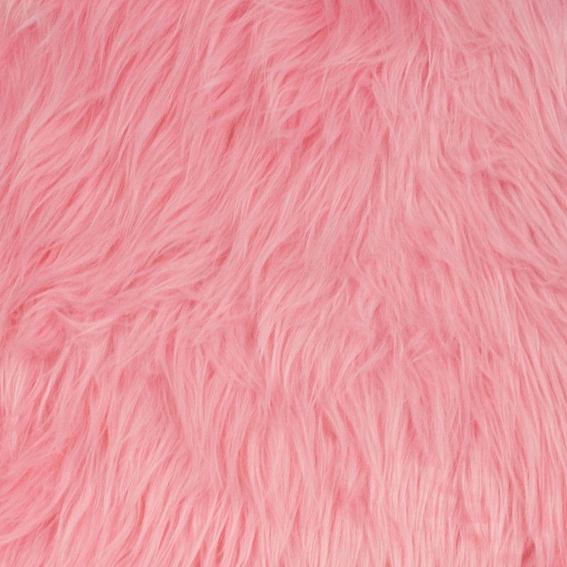 Flash Furniture Shaggy Dog Light Pink Accent Chair