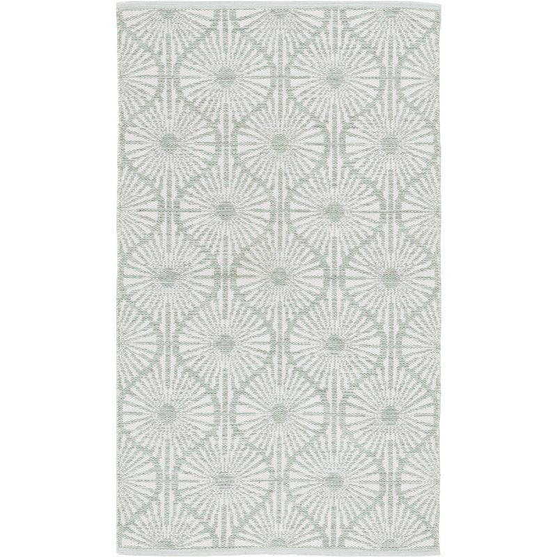 Montauk MTK606 Hand Woven Indoor Accent Rug - Light Green/Ivory - 3'x5' - Safavieh