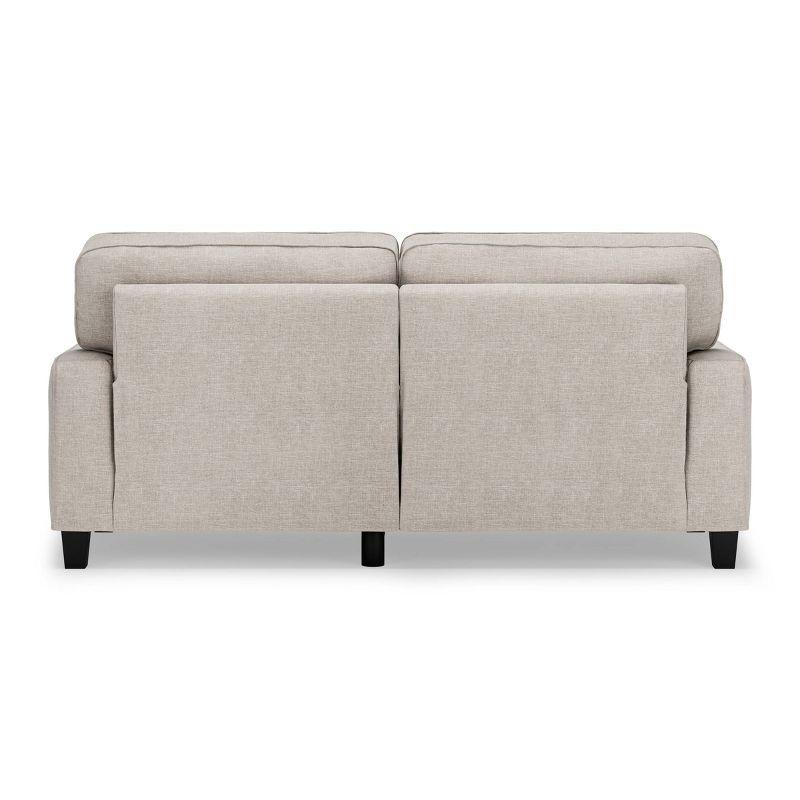 Serta Palisades 73" Track Arm Sofa, Easy Care Fabric, Soft Pillow Back, Pocket Coil Seat Cushions