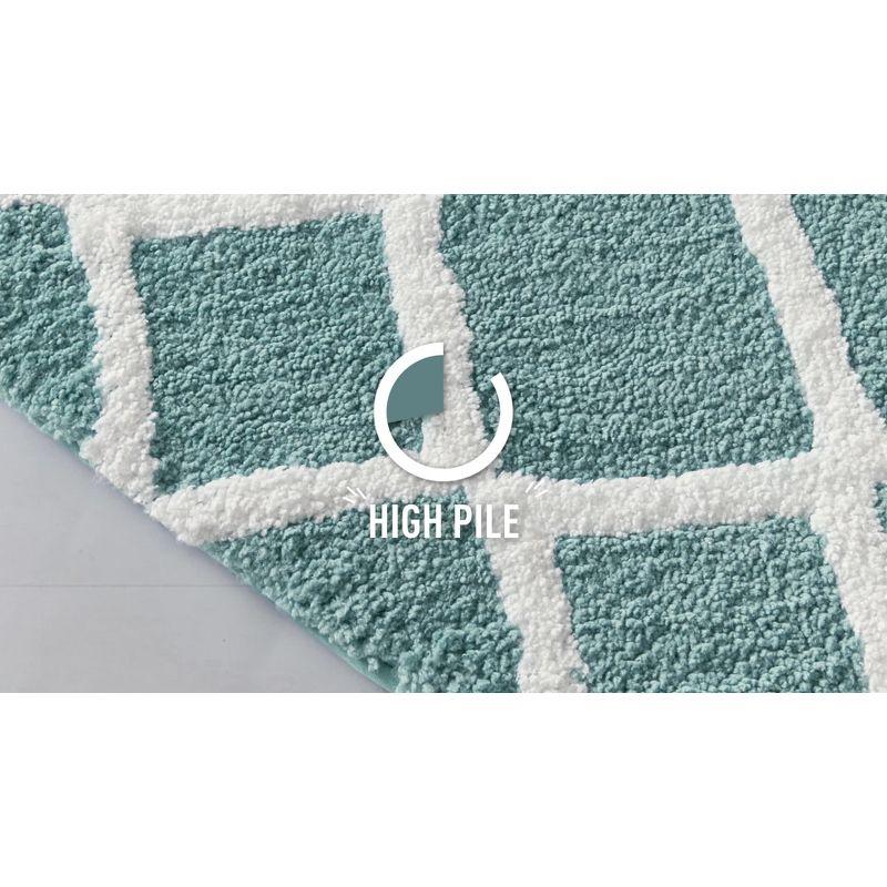 Madison Park Bittman Reversible High Pile Tufted Bath Rug