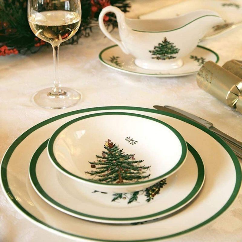Spode Christmas Tree Bread & Butter Plate (Set of 4)