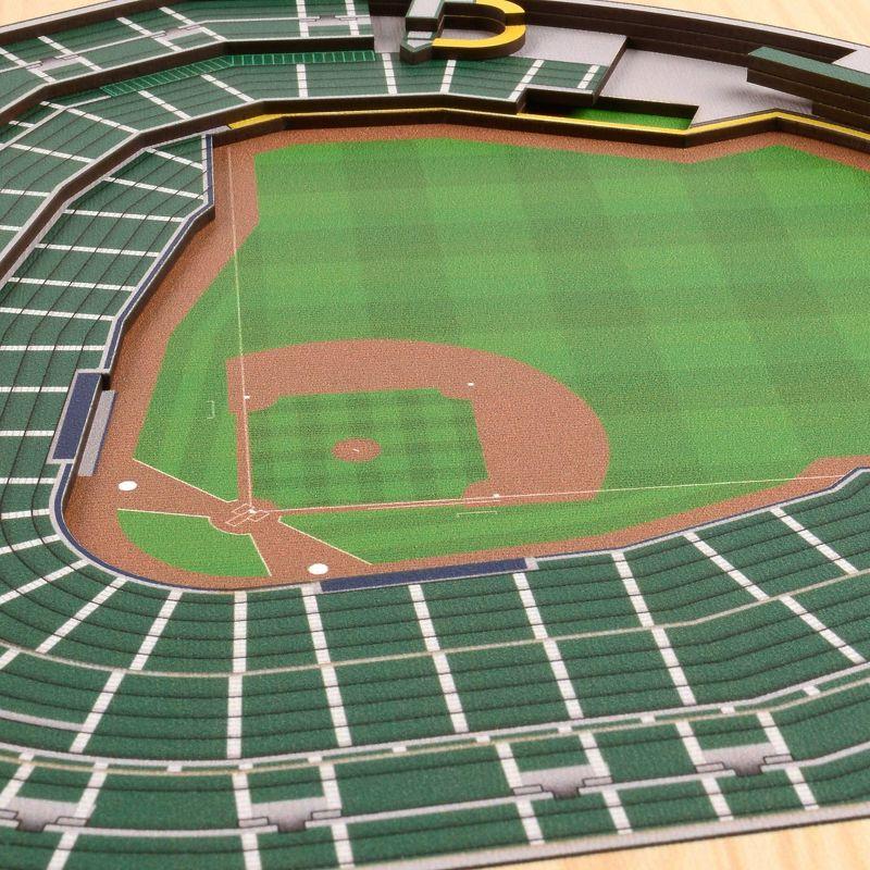 MLB Milwaukee Brewers 5-Layer Stadiumviews 3D Wall Art