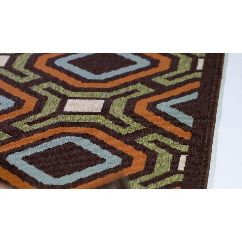 Veranda VER089 Power Loomed Indoor/Outdoor Area Rug - Cream/Green - 6'7"x9'6" - Safavieh.