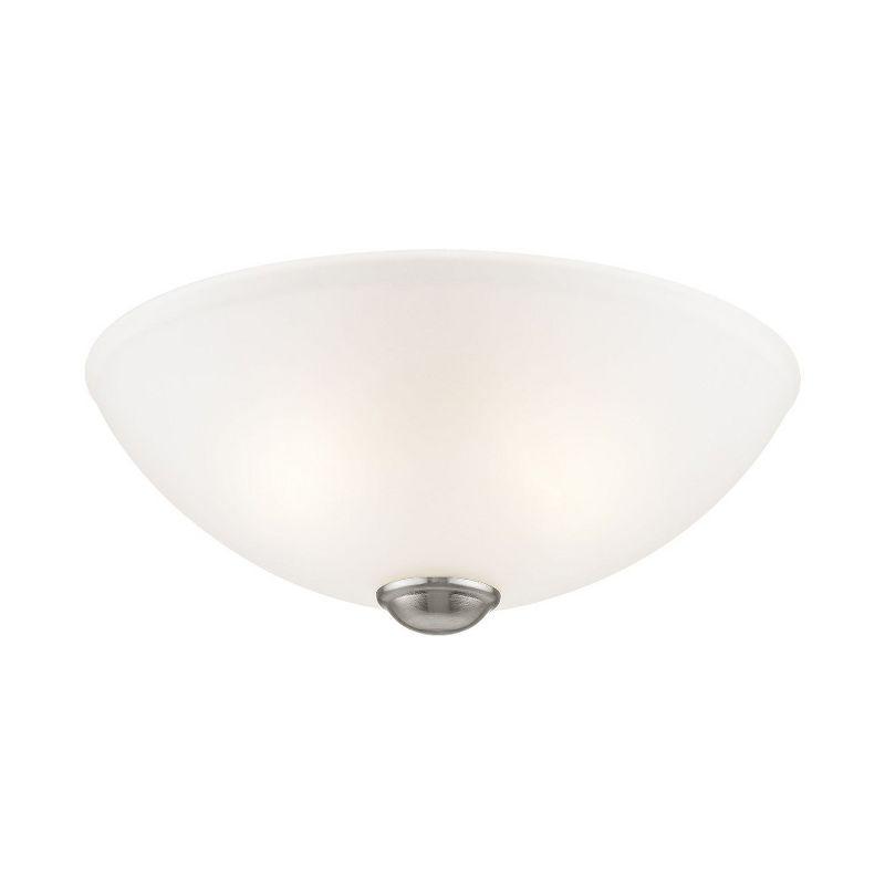 Livex Lighting Somerset 2 - Light Flush Mount in  Brushed Nickel