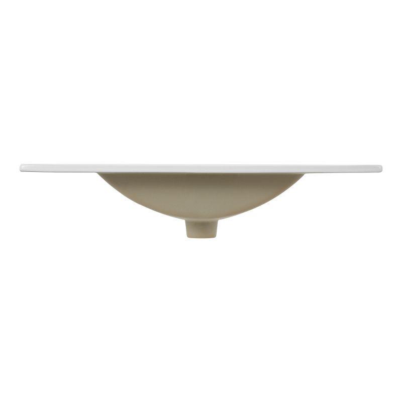 Jonathan Y Ancillary 3-Hole 30" Classic Contemporary Rectangular Ceramic Single Sink Basin Vanity Top