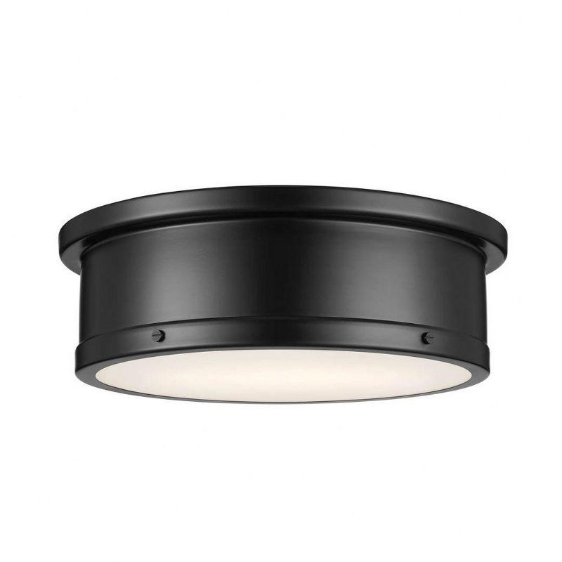 Kichler Lighting Serca 3 - Light Flush Mount in  Black