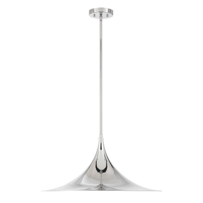 Savoy House Bowdin 1 - Light Pendant in  Polished Chrome