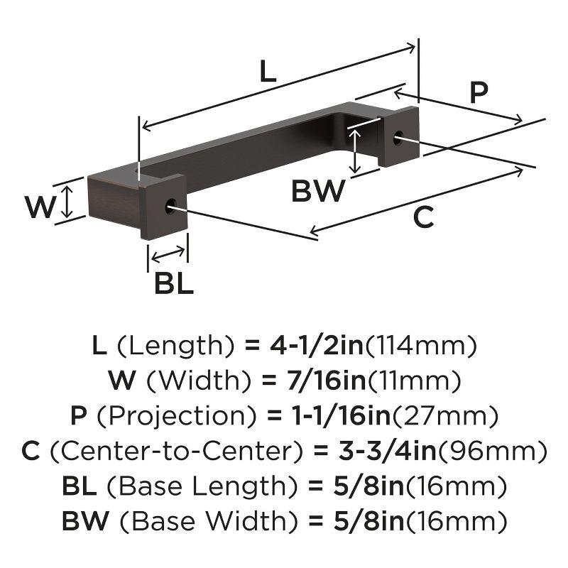 Amerock Bridgeport Cabinet or Furniture Pulls, 10 Pack