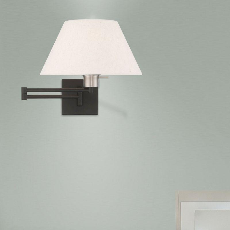 Livex Lighting 1 - Light Wall Light in  Black