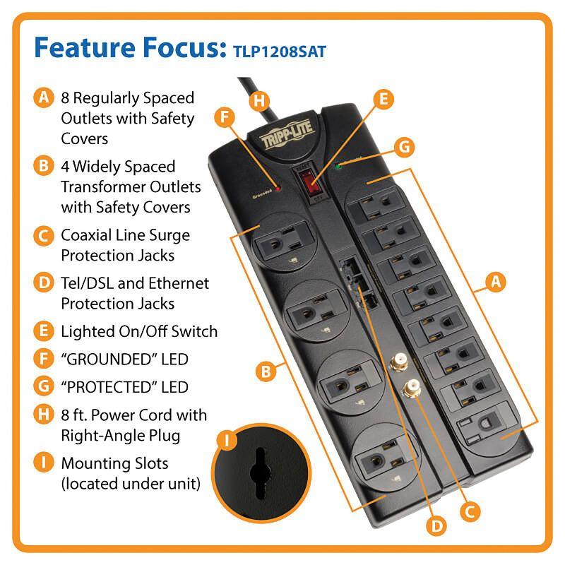 Tripp Lite 12-Outlet Surge Protector