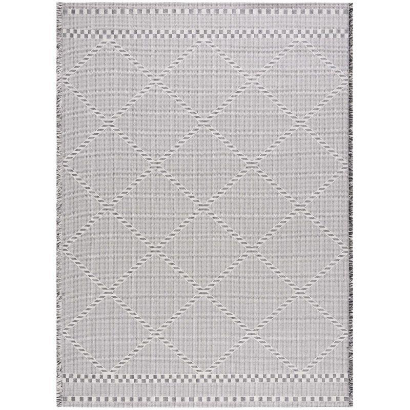 Augustine AGT508 Machine Made Indoor Area Rug - Ivory/Black - 8'x10' - Safavieh