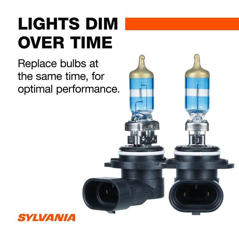 SYLVANIA - 9006 SilverStar Ultra - High Performance Halogen Headlight Bulb, High Beam, Low Beam and Fog Replacement Bulb (Contains 2 Bulbs)