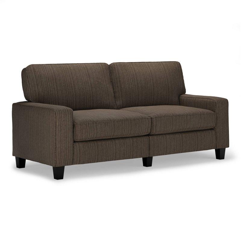 Serta Palisades 78" Track Arm Sofa, Easy Care Fabric, Soft Pillow Back, Pocket Coil Seat Cushions