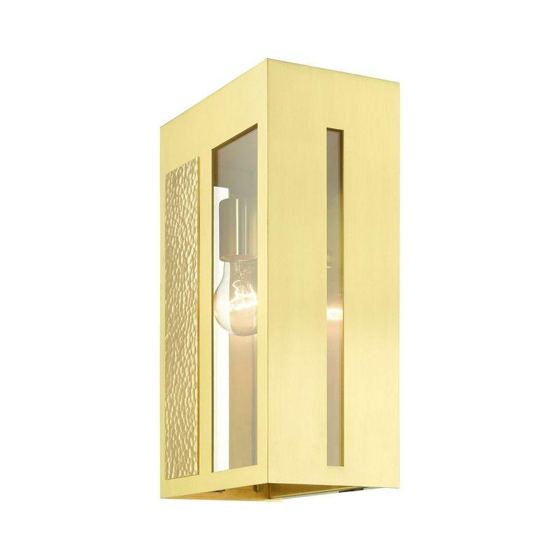 Livex Lighting Lafayette 1 - Light Wall Light in  Satin Brass
