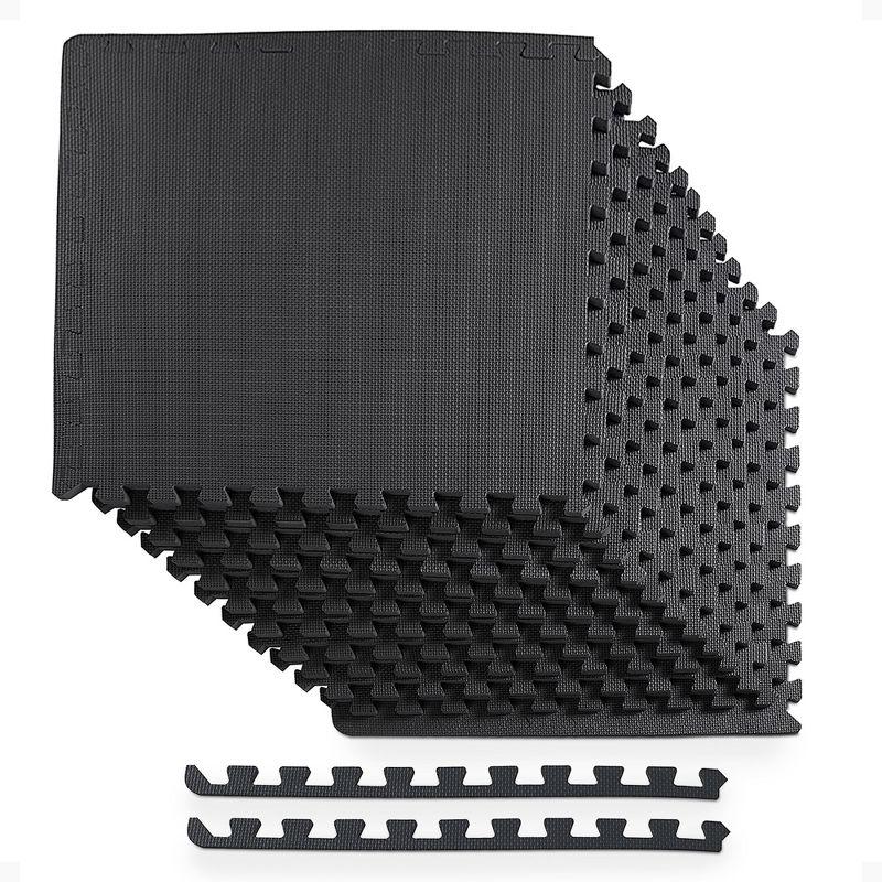 BalanceFrom Fitness Balancefrom Fitness 48 Sq Ft Interlocking EVA Foam Exercise Mat Tiles