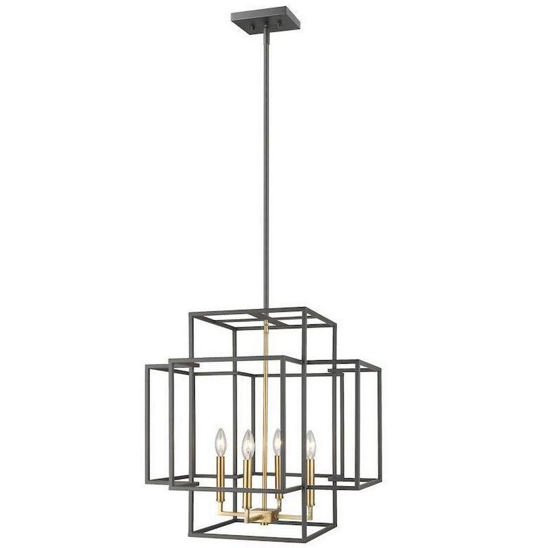 Z-Lite Titania 4 - Light Chandelier in  Bronze/Olde Brass