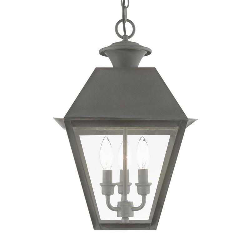 Livex Lighting Wentworth 3 - Light Pendant in  Charcoal