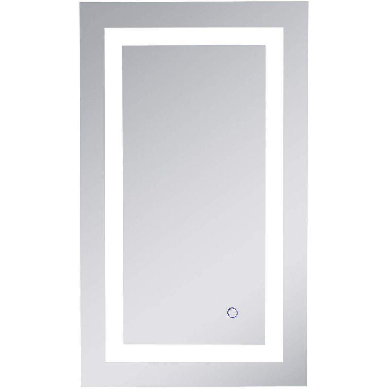 Elegant Lighting Helios 18in x 30in Hardwired LED mirror with touch sensor and color changing temperature 3000K/4200K/6400K